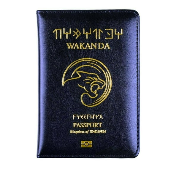 Black Panther Wakanda Themed Pocket Passport Holder