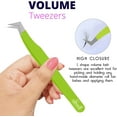 thumbnail image 3 of SIVOTE Pinces à Cils pour Extensions de Cils pour Volume, Isolation & Cils Classiques, Lot de 3, Vert, 3 of 6