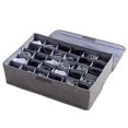 thumbnail image 4 of Storage boxes for socks and underwear 30 compartments Organizer Folding boxes for storing scarves Ties Belts and other accessories, 4 of 5