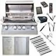 thumbnail image 2 of Lion Premium Grills 32-Inch Propane Grill L75000 w/ 4 Ceramic Tubes w/ Flame Tray and Made in USA Door/Drawer Como Unit and 5 in 1 BBQ Tool Set Best of Backyard Gourmet Package Deal, 2 of 4