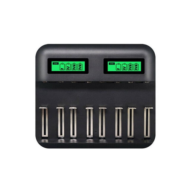 Cargador De Batería Inteligente De 8 Ranuras Para Baterías Recargables Aa Aaa C D Scienceny EL011262-00