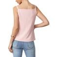 thumbnail image 3 of INSPIRE CHIC Outfit 2026 Summer Suit Vest for Women Sleeveless Button Down Square Neck Business Casual Blazer Vest Tops L Pink, 3 of 6