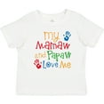 thumbnail image 3 of Inktastic Mamaw and Papaw Love Me Boys or Girls Baby T-Shirt, 3 of 5