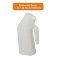 thumbnail image 5 of McKesson Male Urinal with Cover, 32 oz. Capacity, White Lightweight Plastic, 6 Ct, 5 of 10