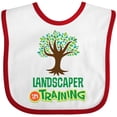 thumbnail image 3 of Inktastic Future Landscaper in Training Boys or Girls Baby Bib, 3 of 4