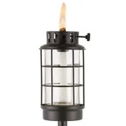 TIKI Adjustable Flame Pink Glass 6.5 in. Tabletop Torch 1 pc