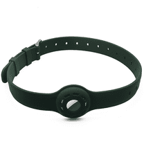 GASTROPOD Dog Collar Airtag Holder,Adjustable Soft Silicone Pet Collar for Small and Medium Dogs and Kittens,Reflective Training Dog Collar