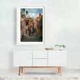 thumbnail image 2 of Down to the River - Rome Lazio Italy Photography White Framed Wall Art Print 20 x 30 inches, 2 of 3