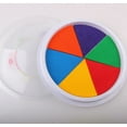 thumbnail image 3 of 6 Colors DIY Ink Pad Finger Painting Cardmaking Large Round For Kids, 3 of 4