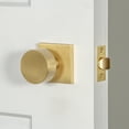 thumbnail image 4 of Viaggio Qadclo_Prv_234 Quadrato Solid Brass Privacy Door Knob Set - MultiColor, 4 of 7