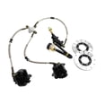 thumbnail image 4 of Colaxi Go Kart Hydraulic Brake Kit Rear Brake Assembly Hydraulic Sturdy Motorcycle Parts Twin Calipers Replacement for 250cc ATV UTV With Brake Disc, 4 of 8