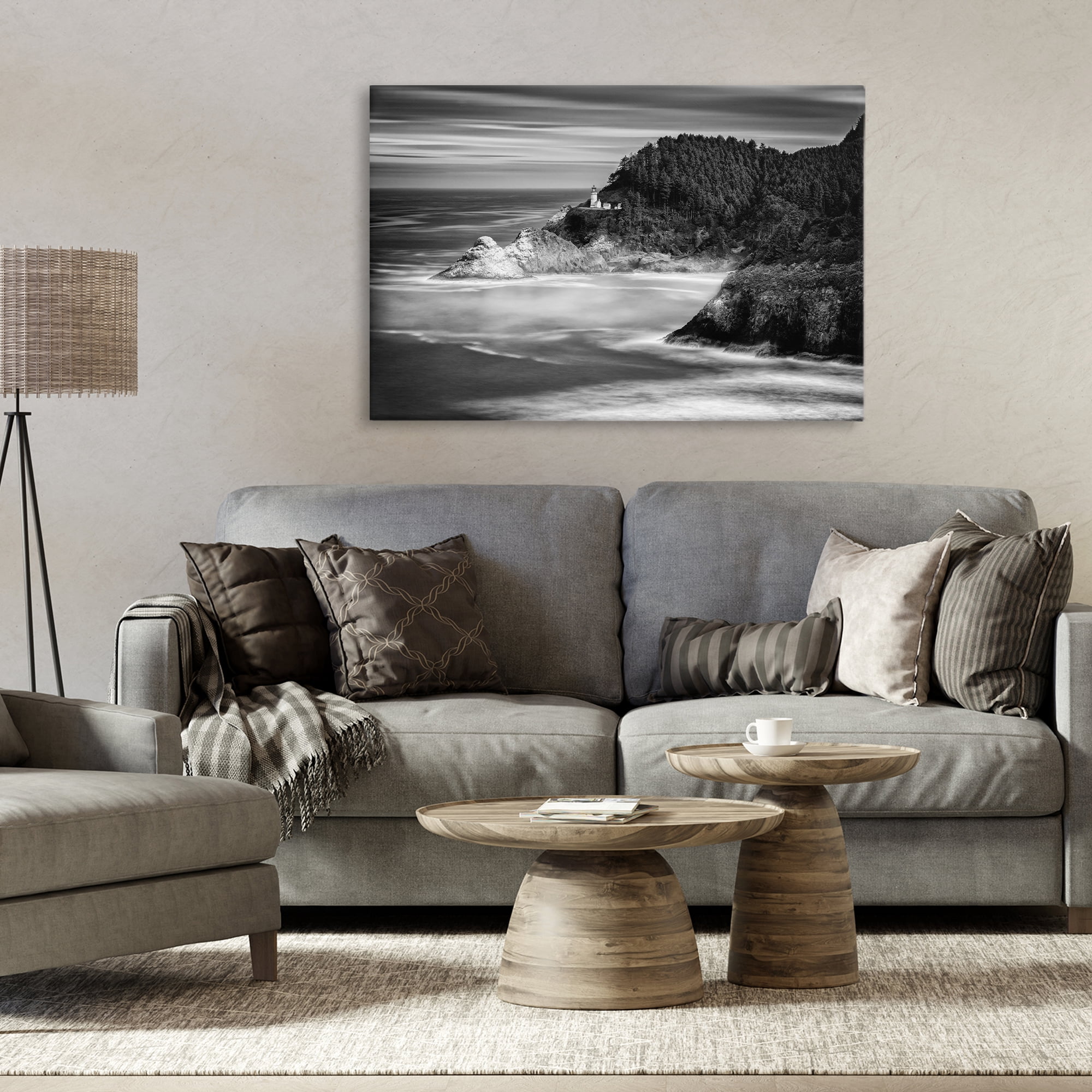 Stupell Industries Perched Above The Pacific Canvas Wall Art, design by Rick Berk