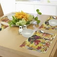 thumbnail image 4 of Ambesonne Fall Place Mats Set of 4, Couple at Autumn Alley, Standard Size, Multicolor, 4 of 6