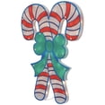thumbnail image 5 of Northlight 18.5" Lighted Double Candy Cane Christmas Window Silhouette, 5 of 8