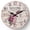 Pink1, variant on Retro Roses Flowers Wall Clock Silent Battery Operated