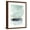 Brown Frame, variant on Art.com Teal Moor I Art Print by Jennifer Goldberger, 12" x 16"