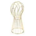 thumbnail image 1 of TISHITA 20'' Freestanding Metal Mannequin Head Stand Hat Cap Display Rack Holder Golden, 1 of 8