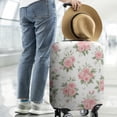 thumbnail image 2 of Pioneer Flower Floral Print Pattern Luggage Cover Fashion Suitcase Cover Baggage Covers Fit 25-28 Inch Luggage (Go Travel), 2 of 5