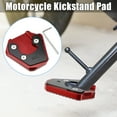 thumbnail image 2 of 1 Set Aluminum Alloy Motorcycle Kickstand Plate Pad for SUZUKI GSX8S 2022-2023 with Wrench Black Red, 2 of 6