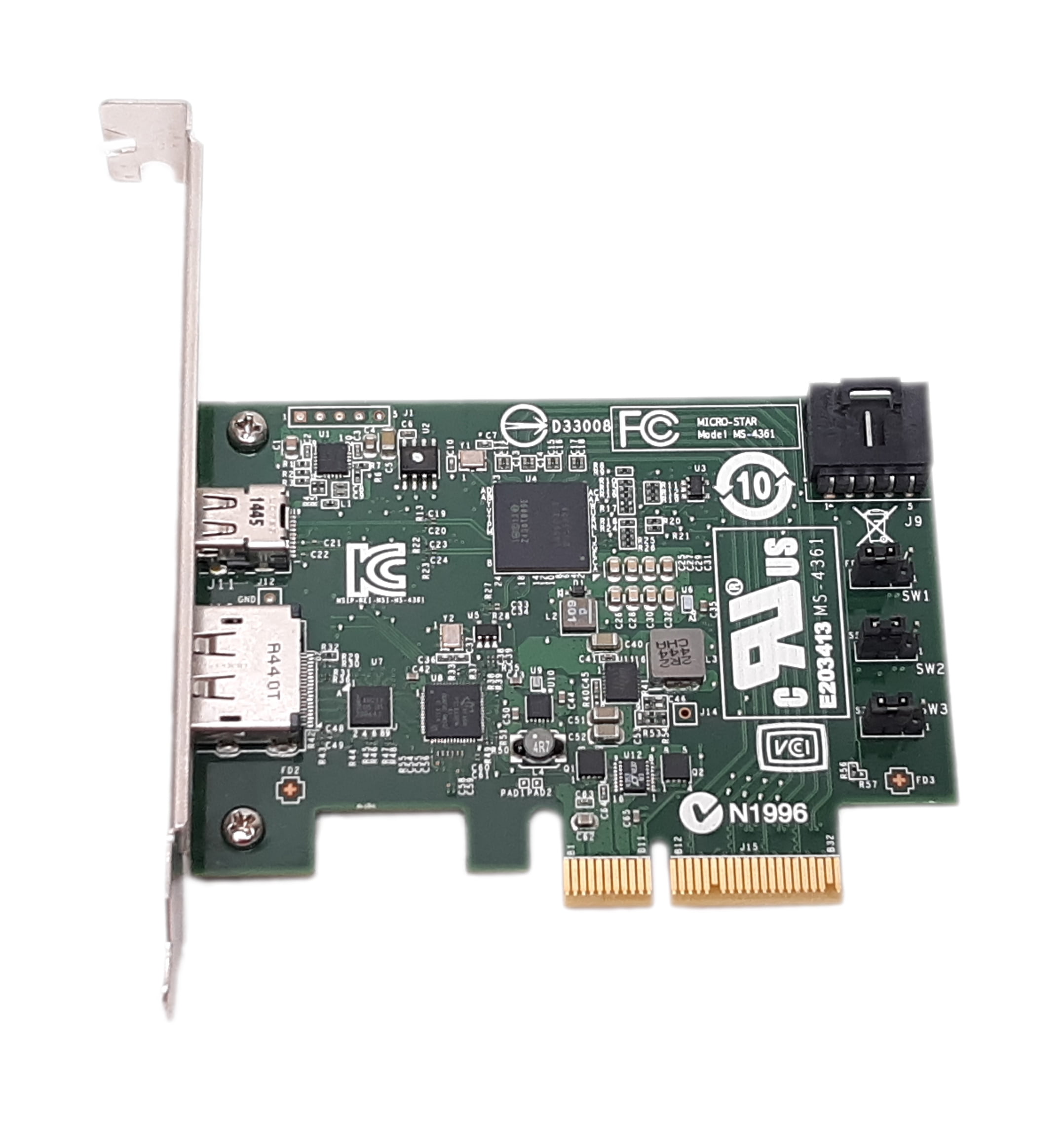 Used Dell MicroStar MS4361 Thunderbolt2 Adapter DP to miniDP PCIe