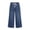 4c# Navy, variant on Jean Capris for Women Stretchy Baggy Drawstring Straight Wide Leg Cropped High Waisted Boyfriend Pull On Petite Denim Capri Pants Navy XL