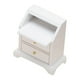 thumbnail image 1 of Mesita de noche blanca para casa de muñecas a escala 1/12, modelo de almacenamiento para dormitorio Blanco, 1 of 9