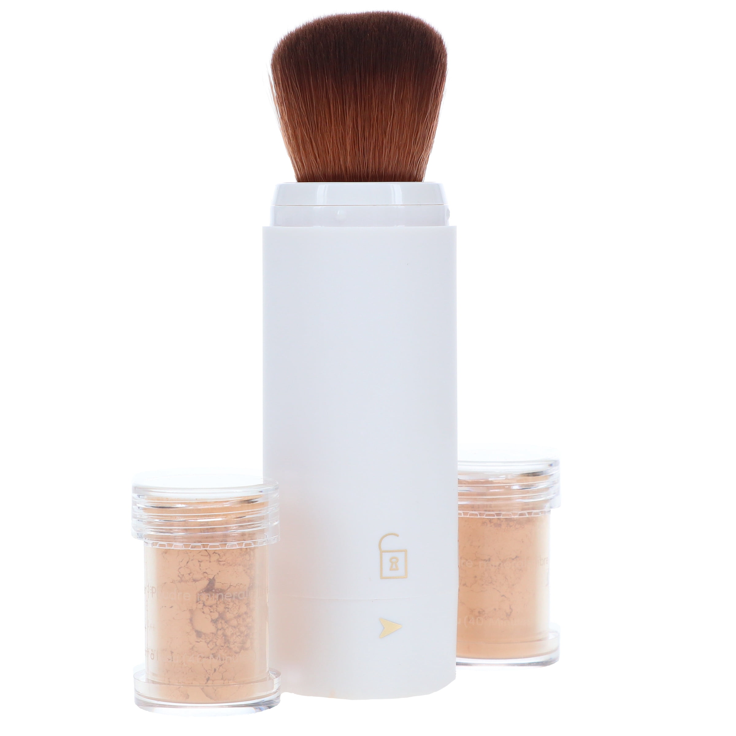 jane iredale Amazing Base Loose Mineral Powder Refillable Brush Amber 0.18 oz