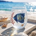 thumbnail image 6 of BingTong Artisanal Blue Ringed Octopus Glassware, 3D Octopuses Stemless Wine Glasses, Handcrafted Marine Animal Bar Glass, Coastal Home Decor Gift For Ocean Lovers B-N, 6 of 7