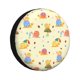 thumbnail image 1 of Balery Colorful Cartoon Snail Cubiertas para Neumáticos - Protector Resistente para Neumáticos de Camioneta, SUV, Remolque, Camper y RV-16 inch, 1 of 6