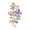 Purple, variant on Eosunjian Women Elegant Bouquet Shape Brooch Shiny Rhinestones Inlaid Pin Suit Collar Shawl Scarf Badge Costume Accessories Purple
