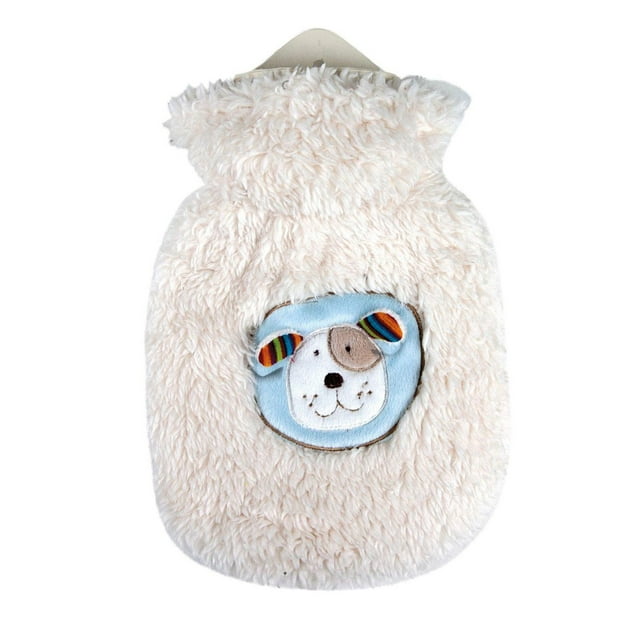Sanger Childrens Hot Water Bottle Dog Brum Fleece Cover 0.8L