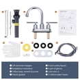 thumbnail image 7 of WOWOW Centerset Bathroom Faucet Chrome Bathroom Sink Faucet, 7 of 7