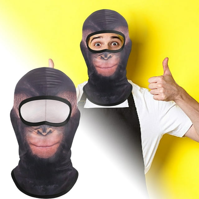 Face for Outdoor Sports Sweat Absorbing Quick Drying Breathable Skiing Sun Headgear with Adjustable Neck Straps