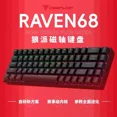 thumbnail image 2 of Teamwolf Raven68 wired magnetic switch mechanical keyboard 8k quick trigger RGB backlit e-sports PC game custom keyboard Gift, 2 of 7