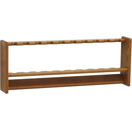 10 Medium Oak Fishing Rod Rack