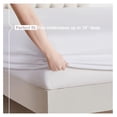 thumbnail image 4 of KriKac Full Size Sheet Sets - 4 Piece Full Size Sheets, Deep Pocket, Hotel Luxury, Extra Soft, Breathable and Cooling, White Bed Sheets for Full Size Mattress, 4 of 9