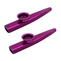 2Pcs Kazoo Aluminum Alloy Metal with 10 Pcs Gifts Flute Diaphragm for Children Music-Lovers-