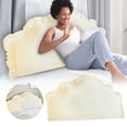 thumbnail image 2 of French Style Headboard Cushion - 40"x22" Soft Backrest Pillow with Removable Washable Cover, Bed Bolster for Sitting Up, Reading & Lumbar Support, 2 of 6