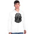thumbnail image 4 of Big Bad Beard Dad Fathers Day Gift Zip Hoodie Sweatshirt Men Brisco Brands X, 4 of 6