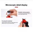 thumbnail image 3 of Kid Toy Early Education Kid 1200X Suministro De Microscopio De Enfoque Ajustable Imágenes De Alta Definición Monstrate FN002795-00, 3 of 6