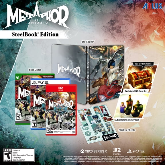 Metaphor: ReFantazio Steelbook Edition - Nintendo Switch 2 Game