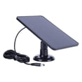thumbnail image 2 of Cargador de panel solar Hugo resistente al agua soporte ajustable 360 grados para cámara de seguridad negro, 2 of 10
