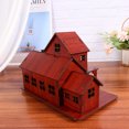 thumbnail image 2 of Miangastore Flower House Assembly Model DIY Assembling House Wooden Model Brown 1Set, 2 of 8
