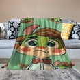 thumbnail image 2 of Chilfamy Frog Blanket Super Soft Warm Animal Flannel Throw Blankets for Boys Girls Adults Lovers for Couch Sofa Bed Office Gifts  40x50in, 2 of 6
