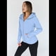 thumbnail image 4 of Sudaderas con Capucha y Cremallera para Mujer, Chaquetas de Forro , Sudaderas de Gran Tamaño, Conjuntos de Moda de Otoño, Suéteres, Ropa de Invierno. Azul XL, 4 of 9