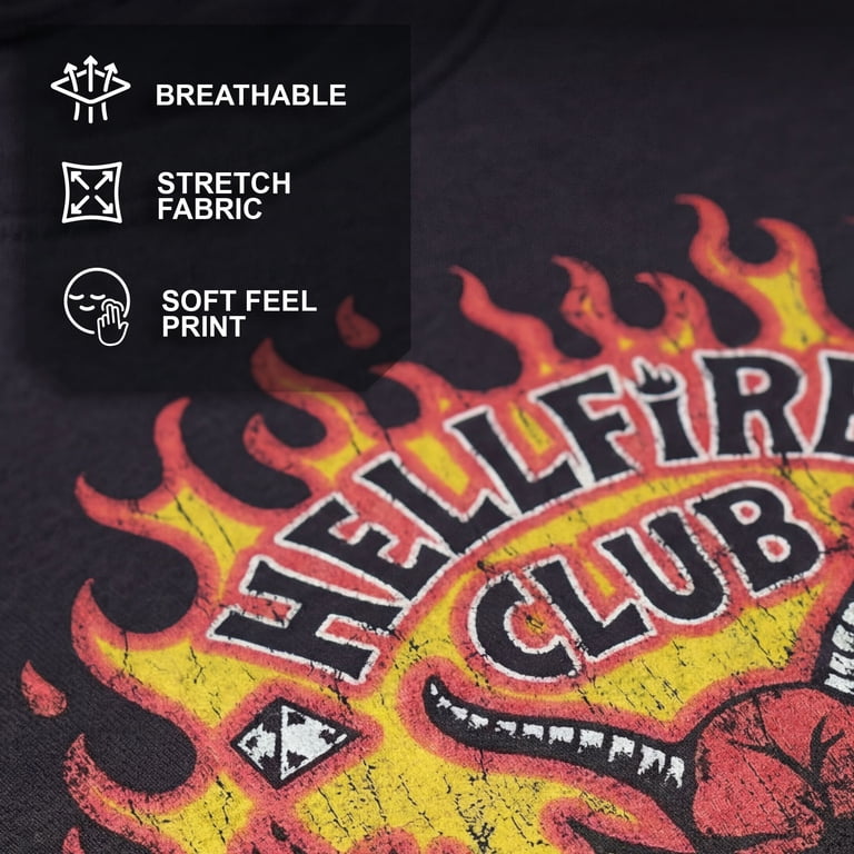 Netflix Junior's Stranger Things Distressed Hellfire Club Flame