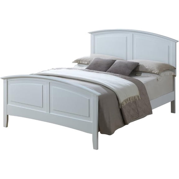 Glory Furniture Hammond Full Bed in White Color