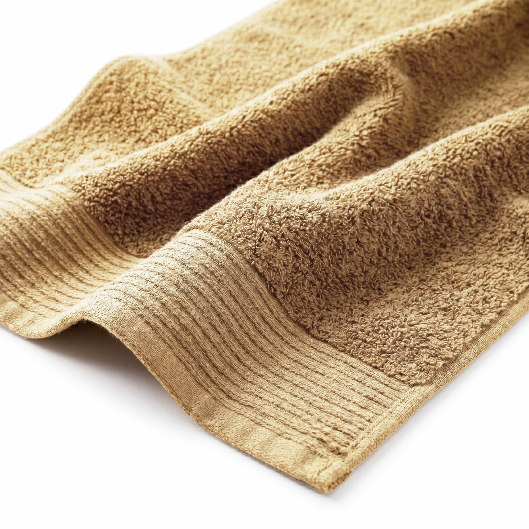 Superior Marble and Solid Jacquard Assorted Cotton 6 Piece Towel Set, Bronze