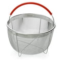 thumbnail image 1 of Cesta vaporera Salbree Original para olla instantánea de 6 litros de acero inoxidable, 1 of 6