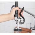 thumbnail image 5 of Commercial Faucet Pre-Rinse Sprayer Head, Ergonomic Handle and Spray Valve Nozzle (Black), 5 of 5